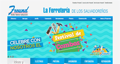 Desktop Screenshot of freundferreteria.com